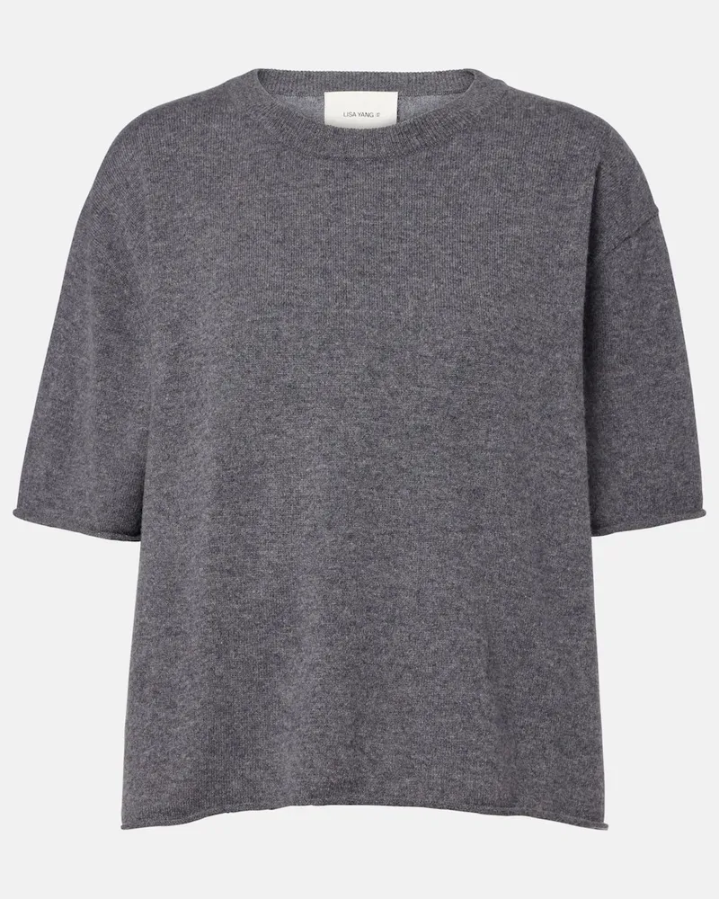 Lisa Yang Pullover Cila aus Kaschmir Grau