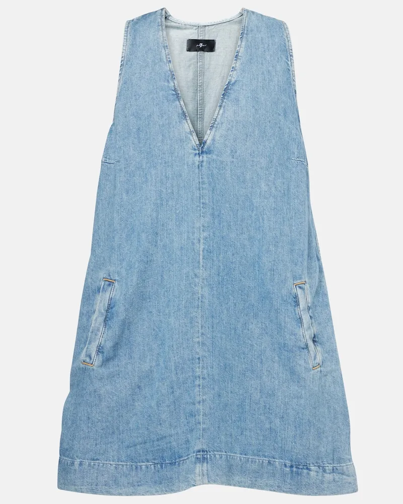 7 for all mankind Jeanskleid Blau
