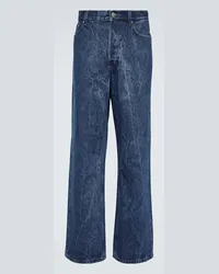 Dries van Noten Wide-Leg Jeans Blau