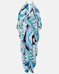 Emilio Pucci Kaftan Vivara aus Seide Multicolor