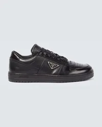 Prada Sneakers aus Leder Schwarz