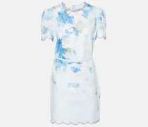 Bedrucktes Minikleid Crush aus Leinen
