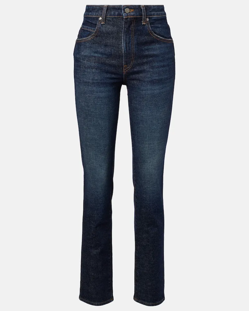 KHAITE Straight Jeans Viv Blau