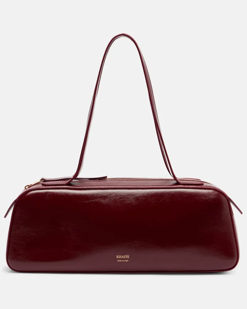 KHAITE Schultertasche Simona aus Leder Rot