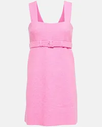 Patou Minikleid aus Tweed Pink