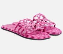 Paula's Ibiza Pantoletten Petal Anagram aus Canvas