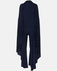 Alaïa Alaia Jumpsuit aus Jersey Blau