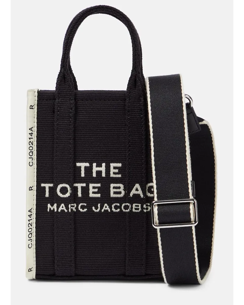 Marc Jacobs Smartphone-Etui The Jacquard aus Canvas Schwarz