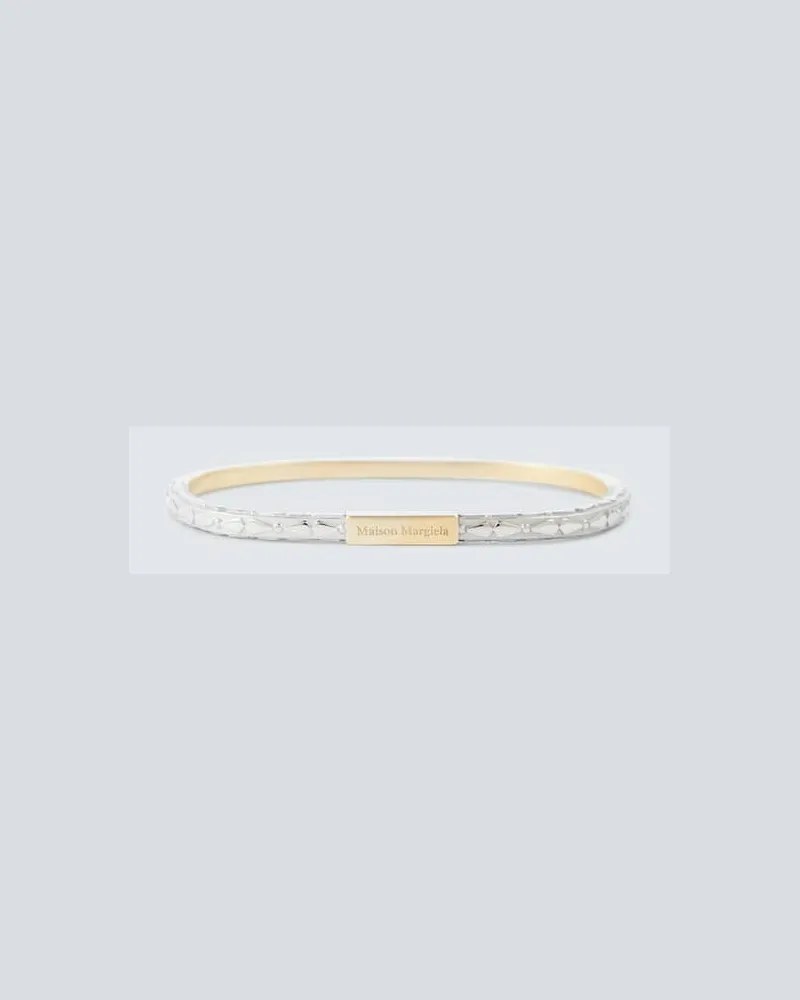 Maison Margiela Armreif aus Messing Silber
