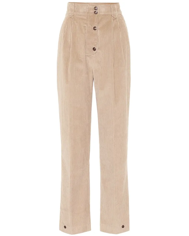 Etro Hose aus Baumwollcord Beige