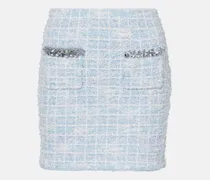 Verzierter Minirock aus Tweed