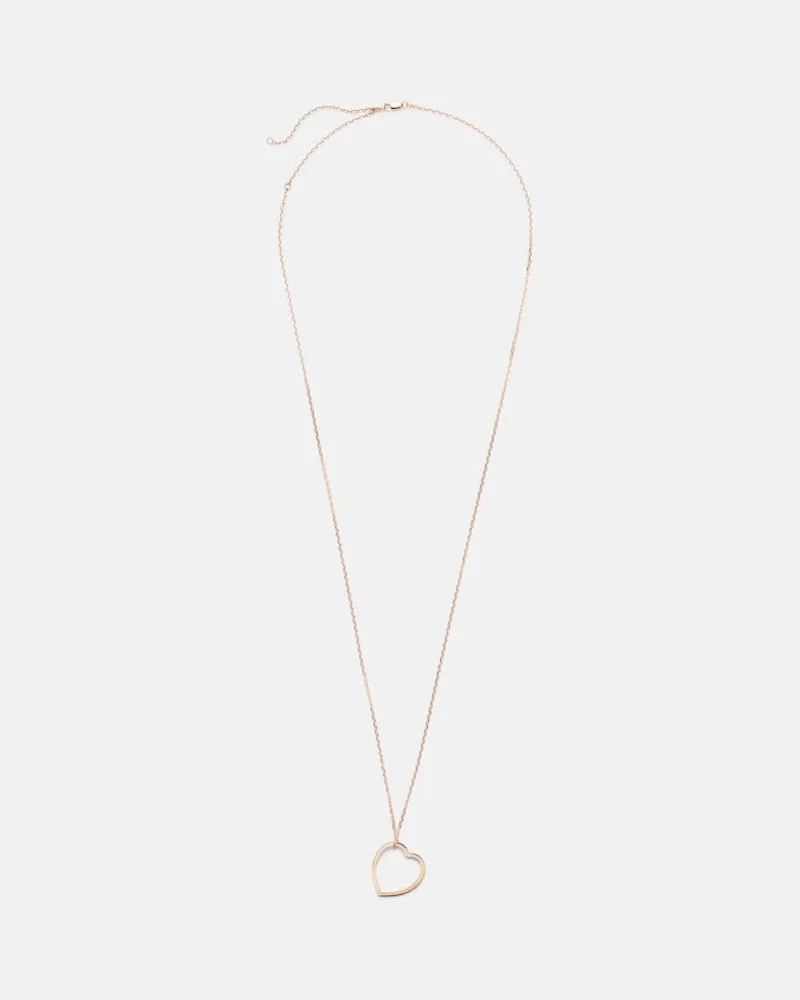 Repossi Halskette Antifer Heart aus 18kt Roségold Rosa