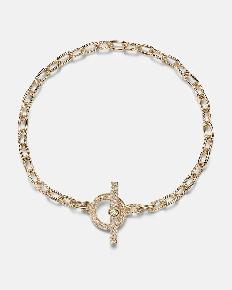 David Yurman Armband DY Madison® aus 18kt Gelbgold mit Diamanten Gold