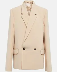 WARDROBE.NYC Blazer aus Schurwolle Beige