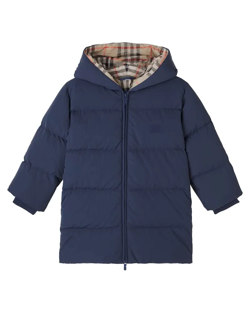Burberry Daunenmantel Burberry Check Blau