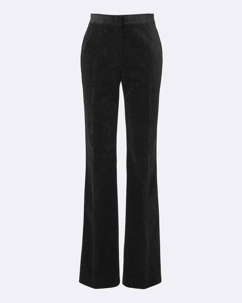 Tom Ford Gerade Hose aus Baumwollsamt Schwarz