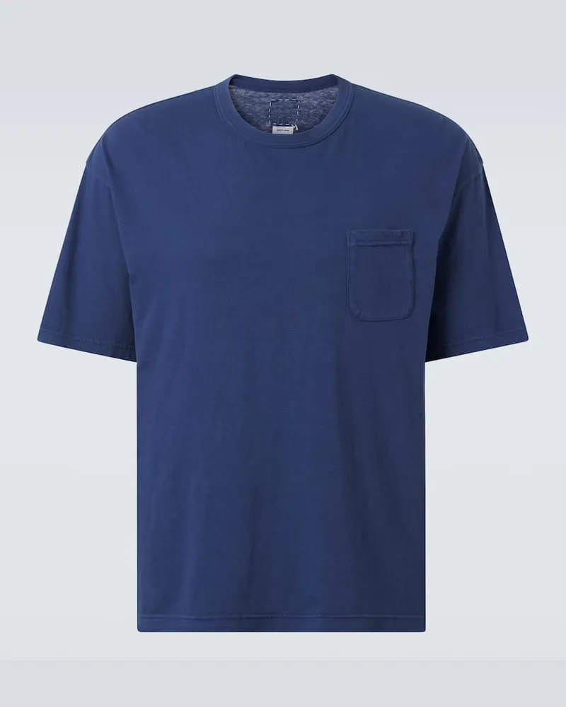 Visvim T-Shirt Jumbo aus einem Baumwollgemisch Blau