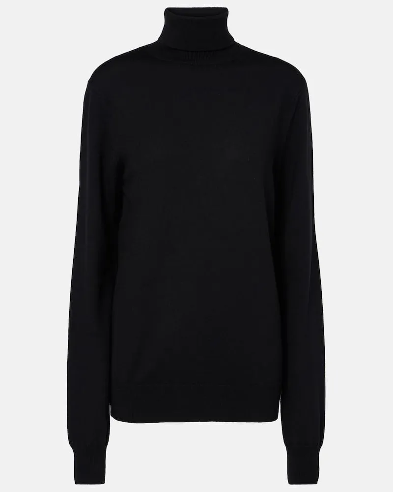 FRANKIE Shop Pullover Eve aus Wolle Schwarz