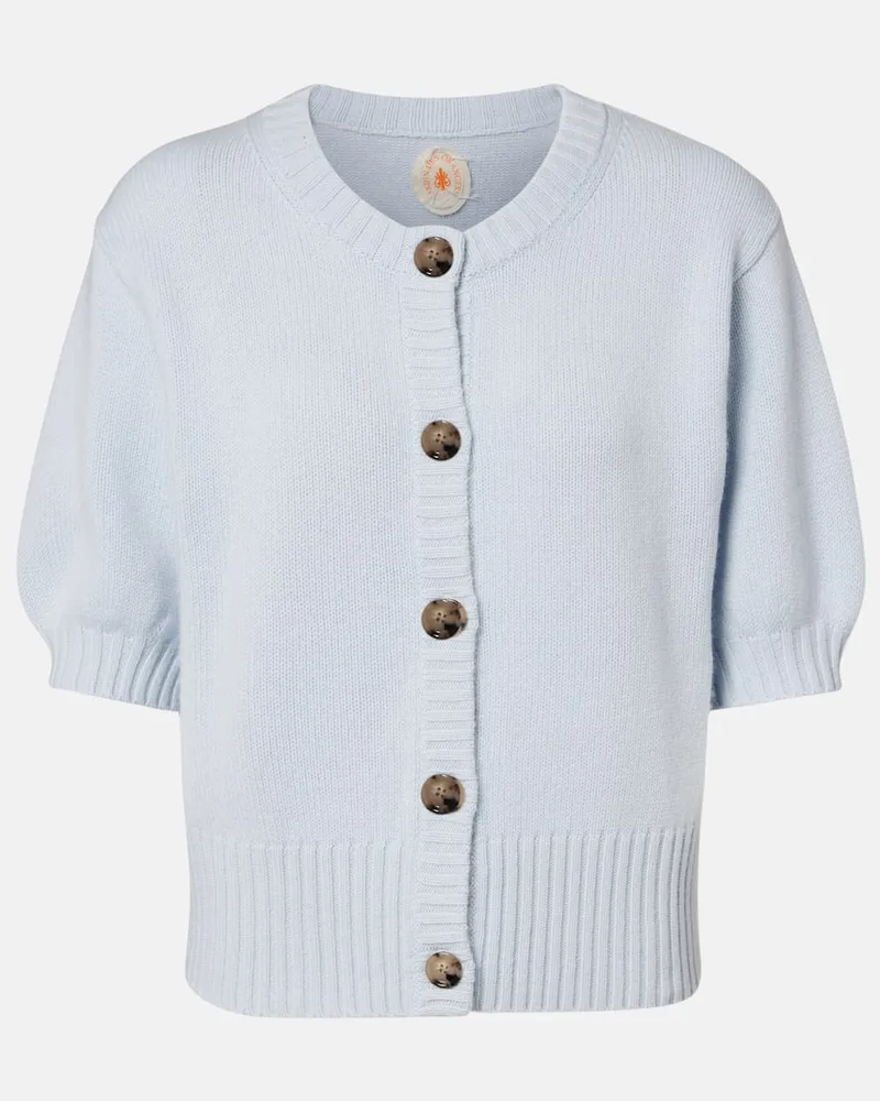 Jardin des Orangers Cardigan aus Kaschmir Blau