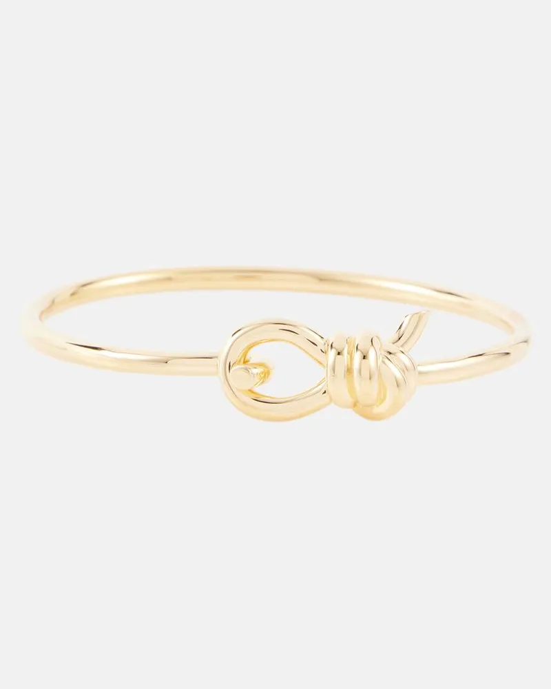 Bottega Veneta Armreif Knot aus Sterlingsilber, 18kt vergoldet Gold
