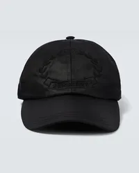 Burberry Bestickte Baseballcap Schwarz