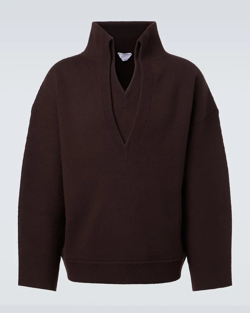 Bottega Veneta Pullover aus Wolle Braun