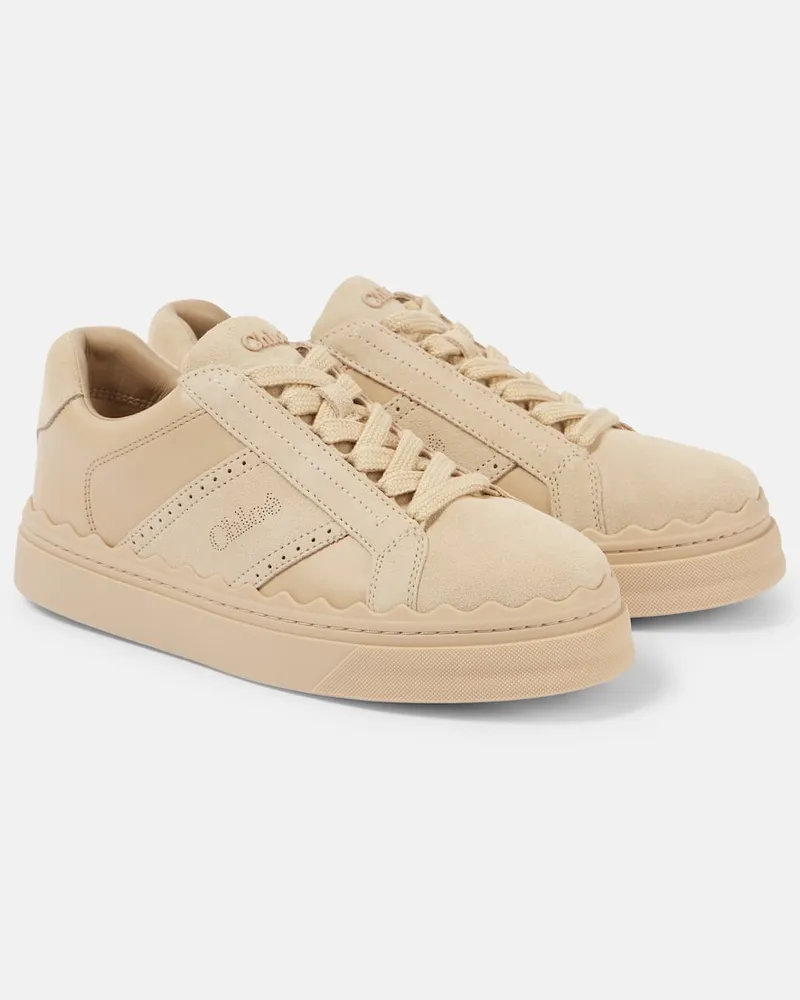 Chloé Chloé Sneakers Lauren aus Leder Rosa