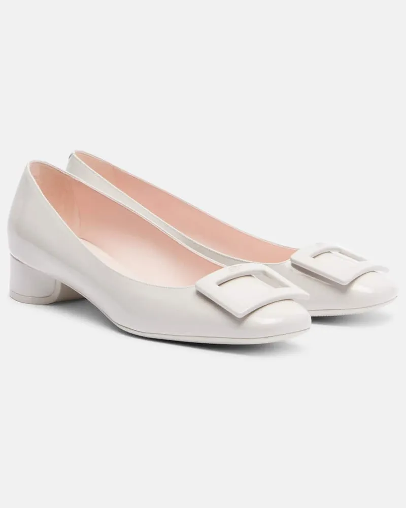 Roger Vivier Pumps U Look 25 aus Lackleder Beige