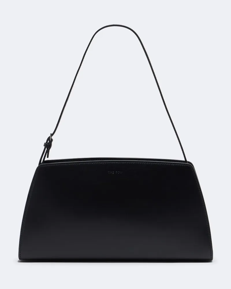 The Row Schultertasche Dalia aus Leder Schwarz