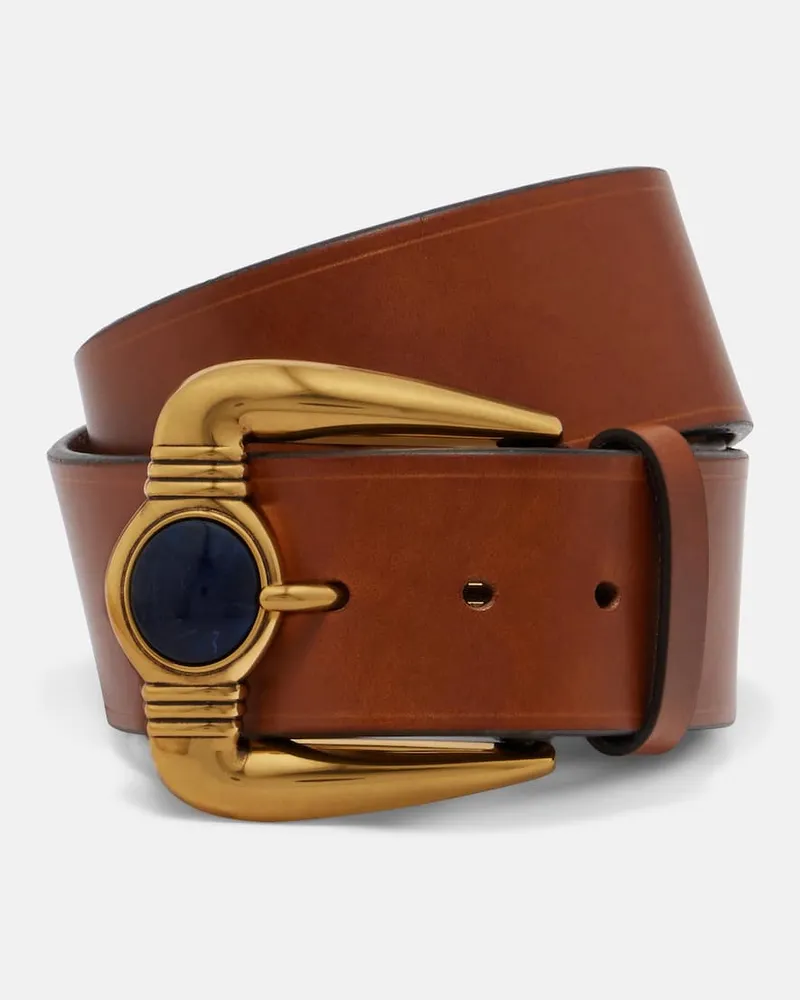 Etro Gürtel Orologio aus Leder Braun