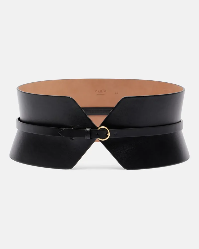 Alaïa Alaïa Gürtel aus Leder Schwarz