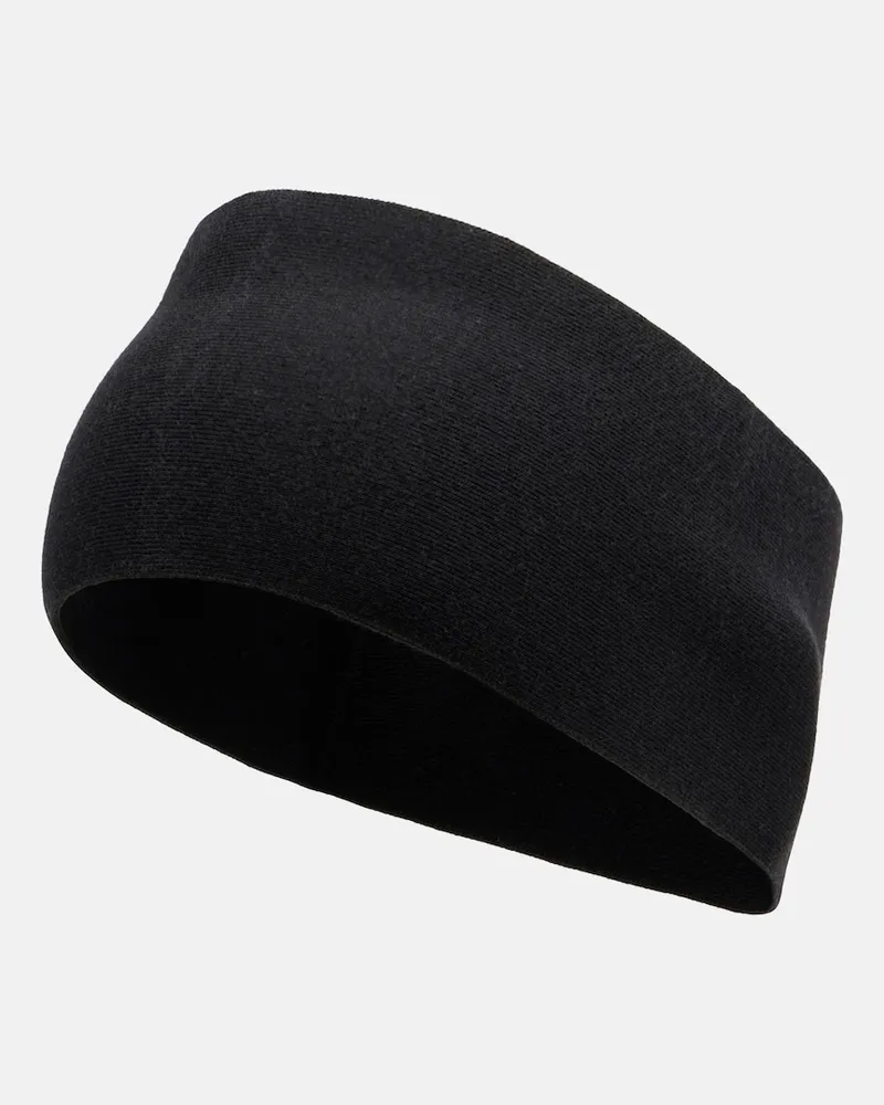 The Row Stirnband Ombrea aus einem Kaschmirgemisch Schwarz