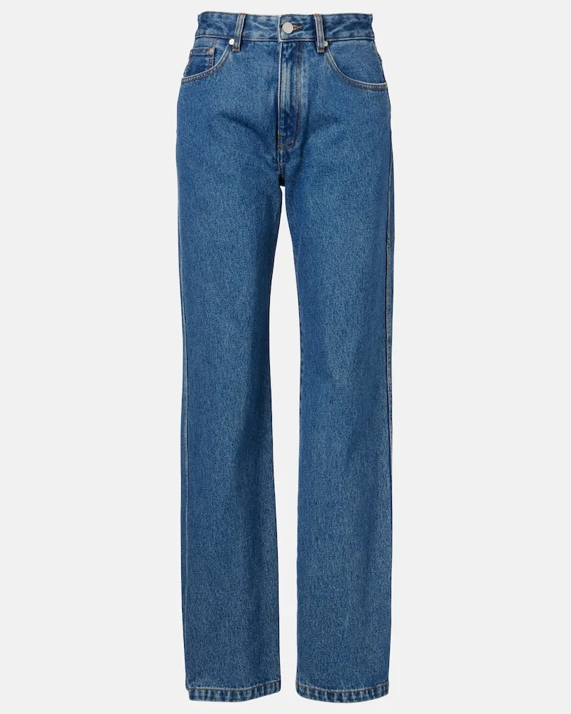 Joseph Straight Jeans Chams Blau