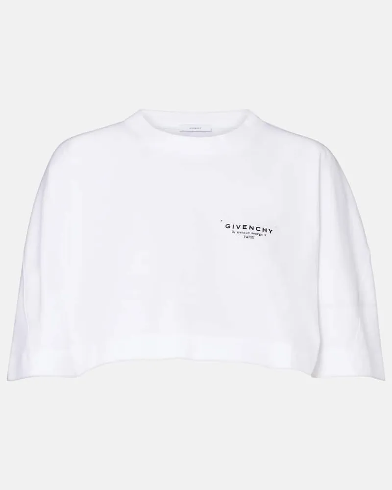 Givenchy T-Shirt aus Baumwolle Weiß