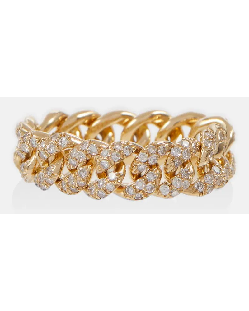 SHAY Ring aus 18kt Gelbgold mit Diamanten Gold