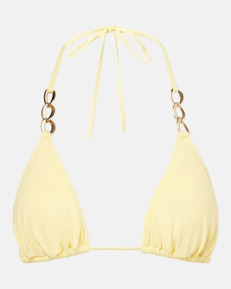 Melissa Odabash Bikini-Oberteil Gorda Gelb