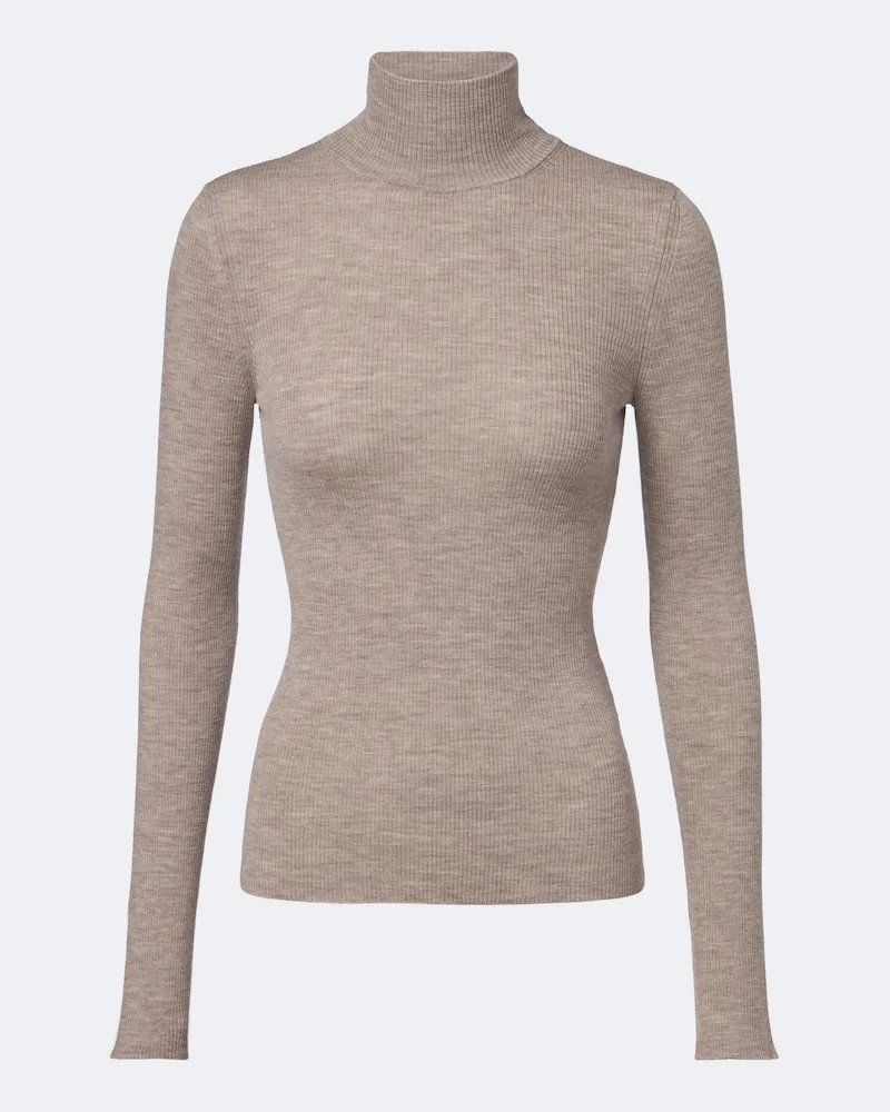 Max Mara Pullover aus Schurwolle Beige