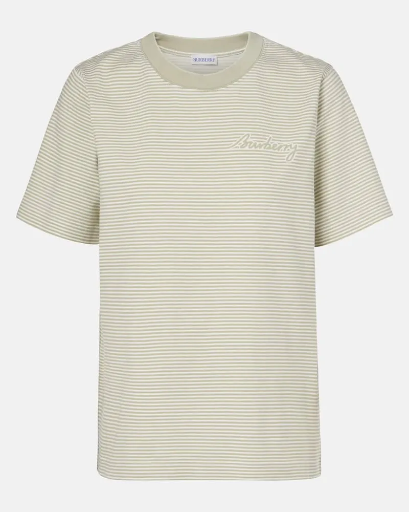 Burberry T-Shirt aus Baumwoll-Jersey Beige