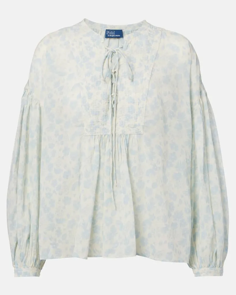 Ralph Lauren Top aus Baumwolle Weiß