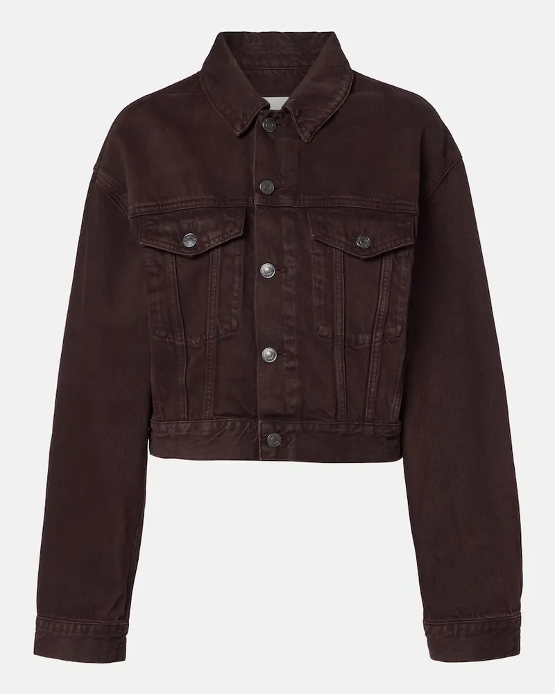 AGOLDE Jeansjacke Radley Burgund