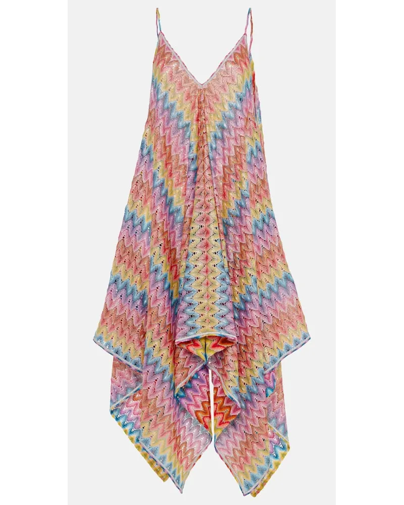 Missoni Maxikleid aus Häkelstrick Multicolor