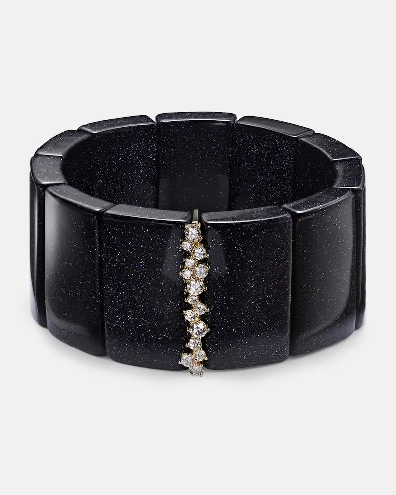 Sydney Evan Armband aus Goldfluss mit 14kt Gelbgold mit Diamanten Gold