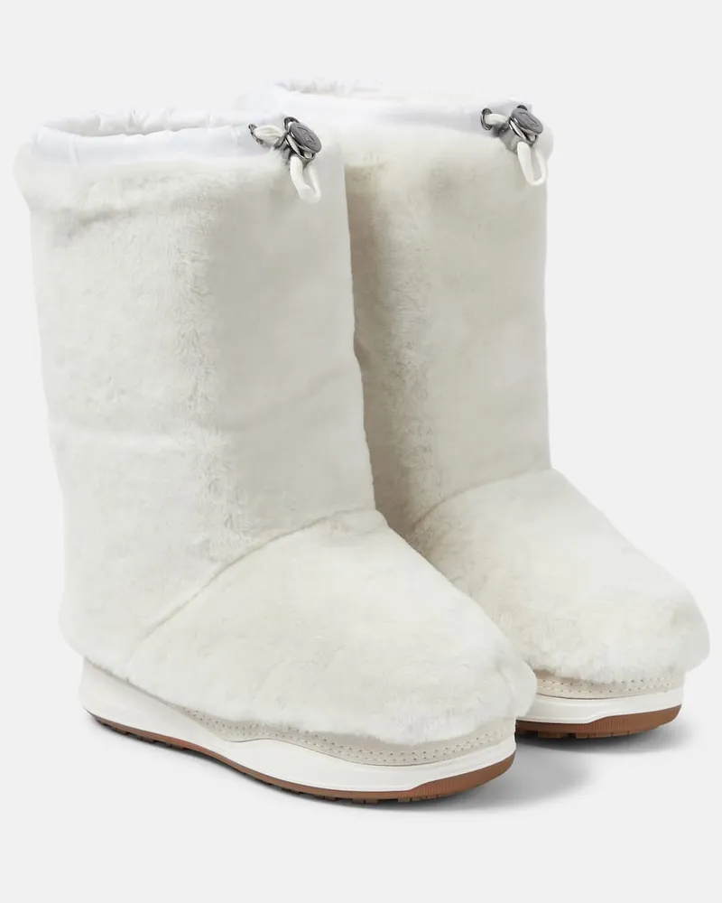 Bogner Schneestiefel Les Arcs aus Shearling Weiß