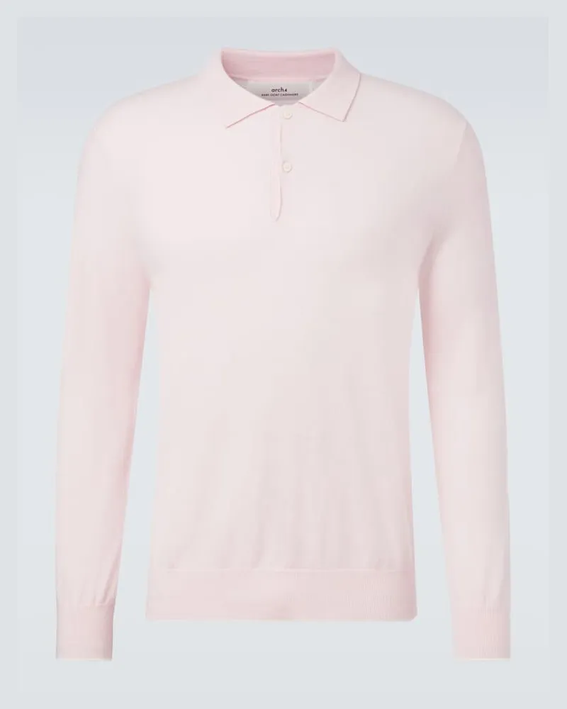arch4 Polopullover aus Kaschmir Rosa