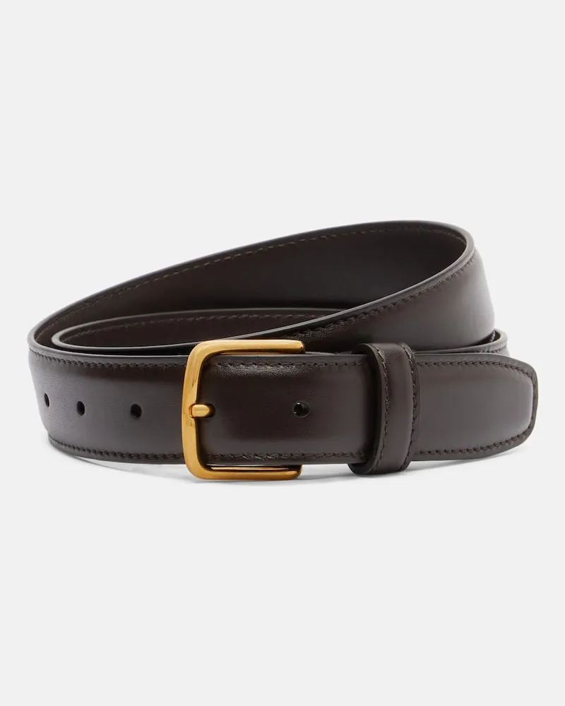 The Row Gürtel Classic aus Leder Braun