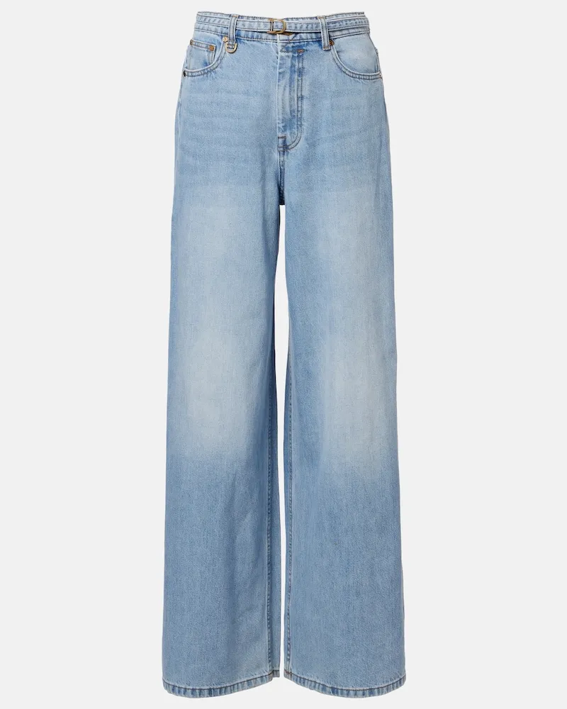 Zimmermann Wide-Leg Jeans Indra Blau