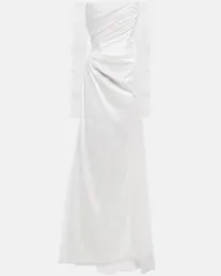 Vivienne Westwood Bridal Robe Rhea aus Satin Weiss