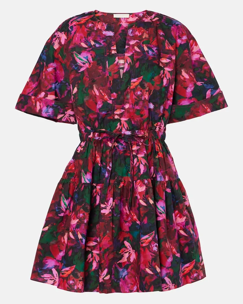 Ulla Johnson Minikleid Nadira aus Baumwolle Multicolor
