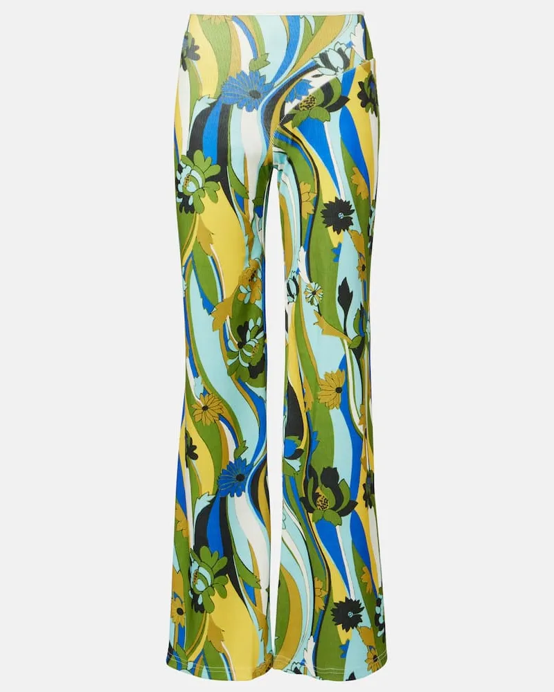 Christopher Esber Weite Hose Acidic aus Jersey Multicolor