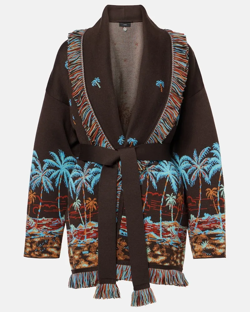 Alanui Cardigan The Tale Of A Hawaiian aus Kaschmir Braun